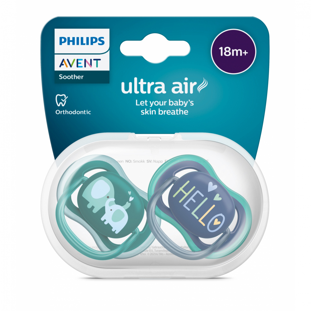 Ultra Soft Sucette 6-18 mois Philips Avent - sucette bébé peau