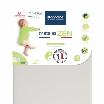 Matelas Bebe Organic Coco 60x1 Cm De Candide Sur Allobebe