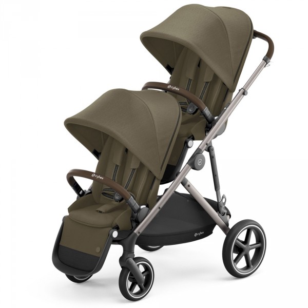 Poussette double gazelle s bronze de Cybex au meilleur prix sur allobébé