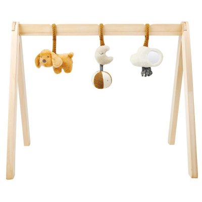 NATTOU Arche en bois avec jouets à suspendre charlie