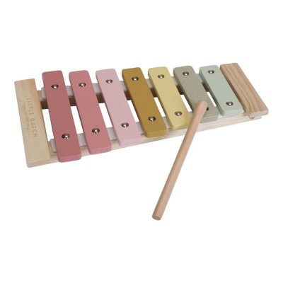 LITTLE DUTCH Xylophone en bois pink