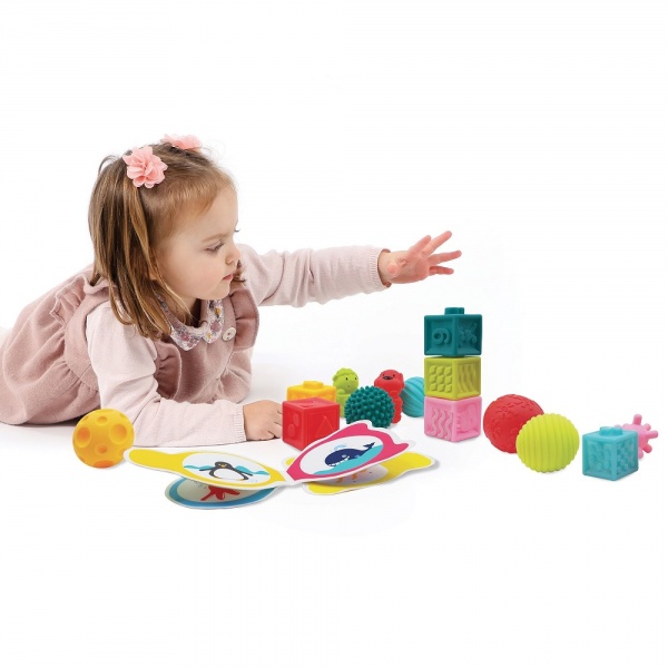 Coffret Veil Sensoriel Livre Cubes Balles De Ludi Jouets Sur Allob B