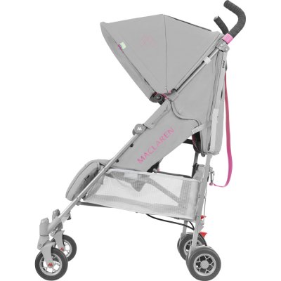 poussette canne quest sport black silver maclaren