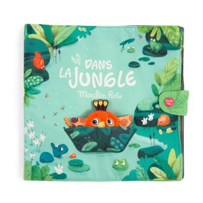 Livre en tissu jungle Ludi : King Jouet, Activités d'éveil Ludi - Jeux d' éveil