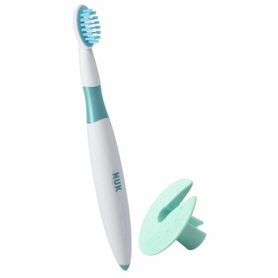 Nattou Brosse à dent bébé bleu lot de 2