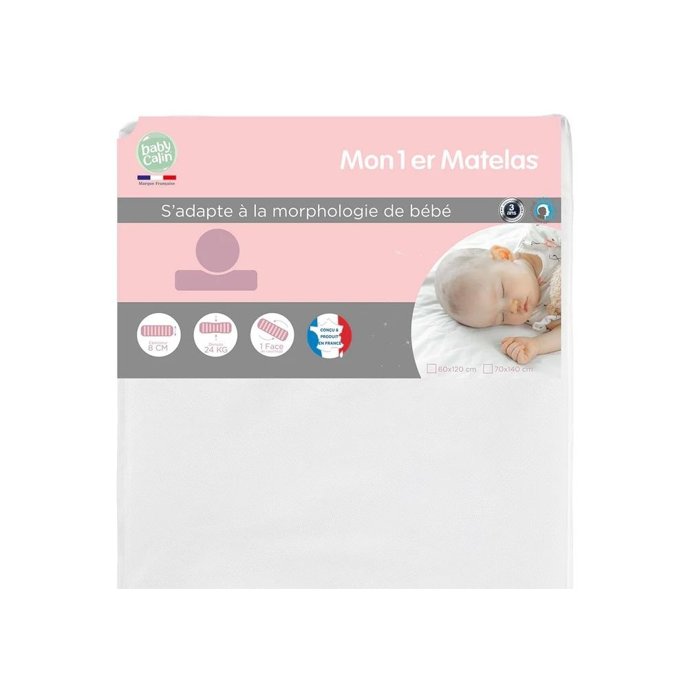 Matelas bébé supplémentaire pour lit pliant microfibre gris de Nattou sur  allobébé