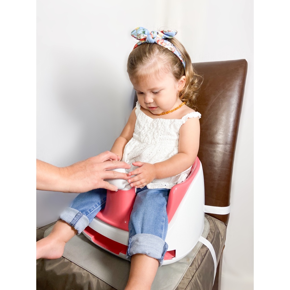 Réhausseur de chaise bébé easy care booster - grey patches de Bebeconfort  sur allobébé