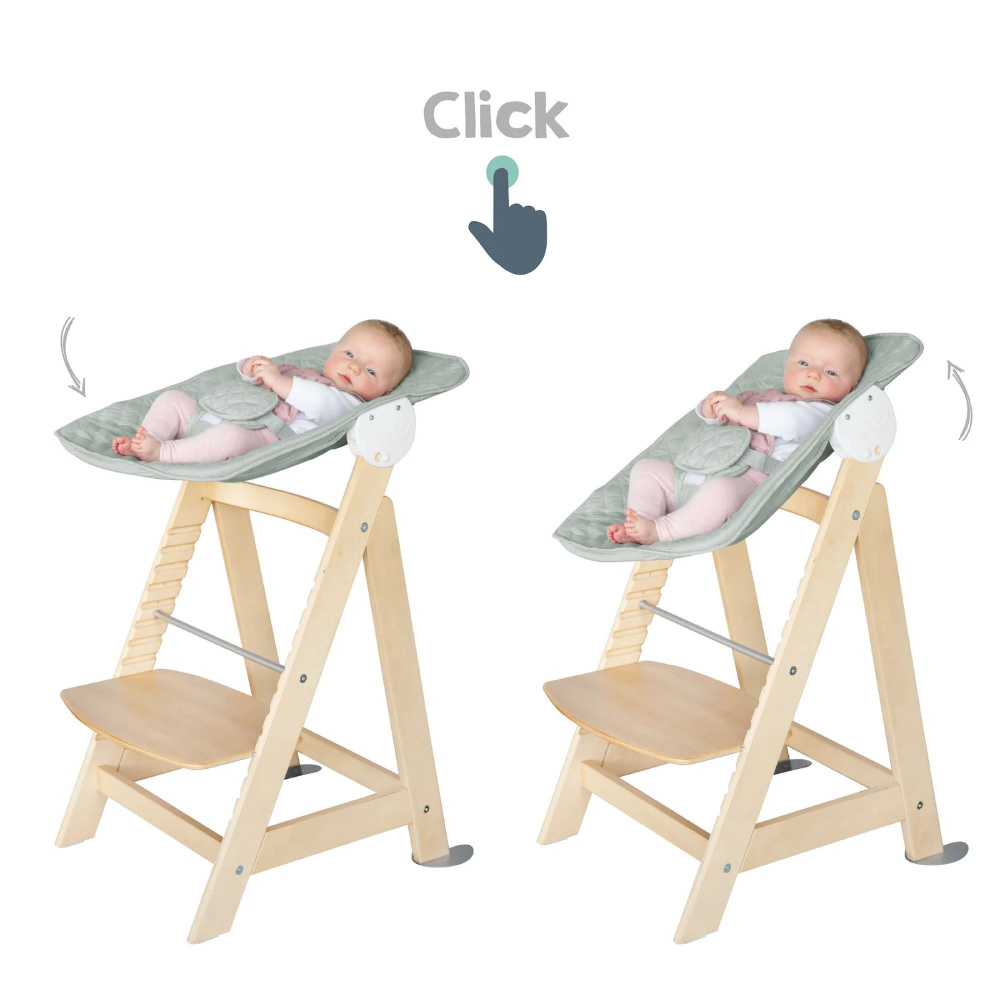 Hauck Beta Plus - Chaise Haute Bébé Évolutive Escalier dès
