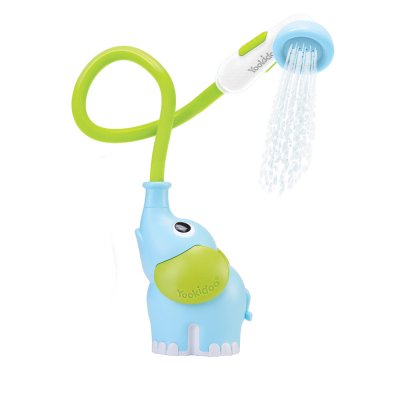 YOOKIDOO Jouet de bain bébé douchette elephant bleu